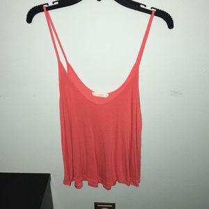 Super soft, coral tank top.